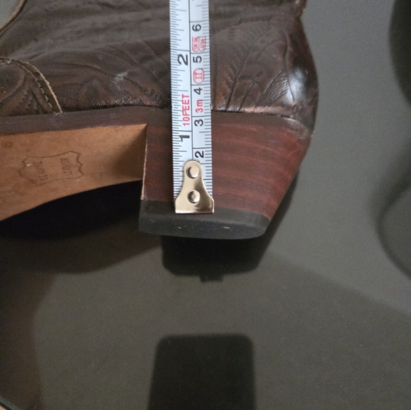Vintage RARE tooled cowgirl boots - Picture 10 of 11